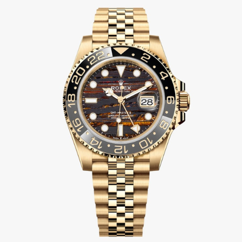 Luxury GMT-Master2 Oyster, Color Line, 40 mm, Yellow gold