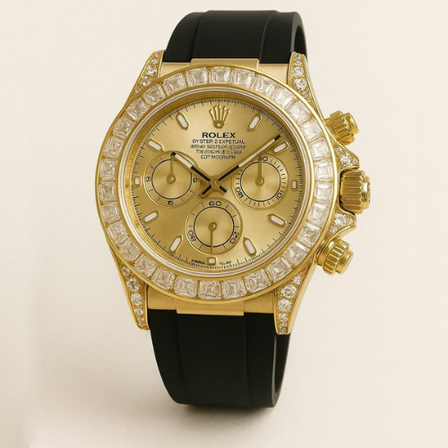 Luxury Cosmograph Daytona 40mm Diamond Gold Dial